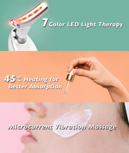 LED-Nackenmassagegerät und Gesichtslifting-Gerät